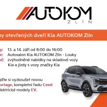 Dny otevřených dveří Kia AUTOKOM Zlín