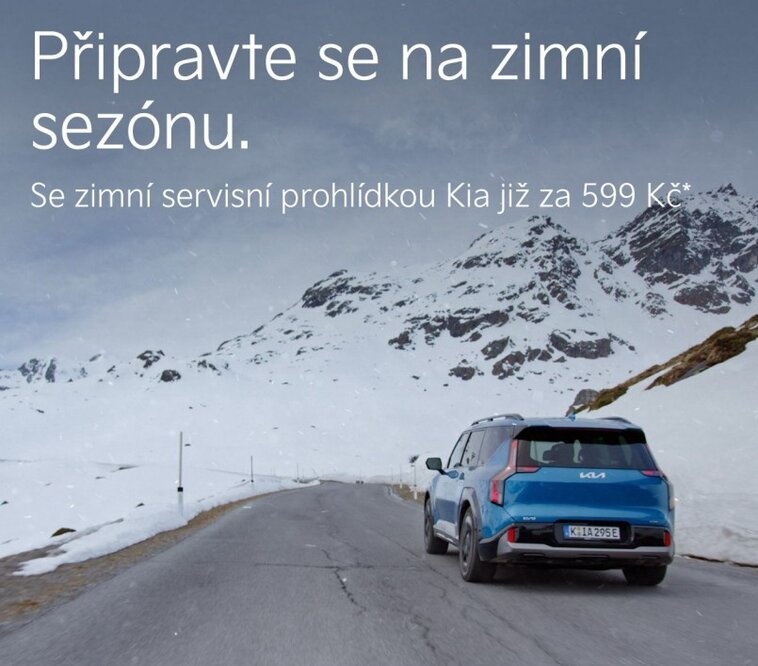 Zimní servisní prohlídka Kia 2025.